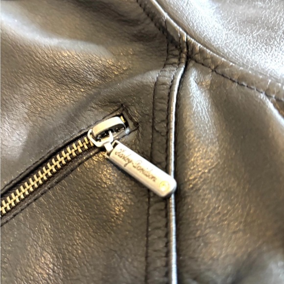 Harley Davidson Leather Jacket Embellished Womens Size XL (2011) New w Tag - Picture 3 of 7